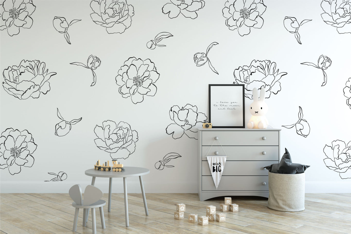 Floral Line Decals