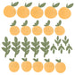 Tangerine Wall Decals