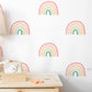 Pastel Rainbow Removable Wall Decals