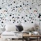 Blue Terrazzo Wallpaper