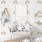 Neutral Rainbow Removable Wall Decals