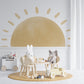 Large Watercolor Sun Removable Wall Decal