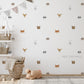 Woodland Watercolour Animals Removable Wall Decals