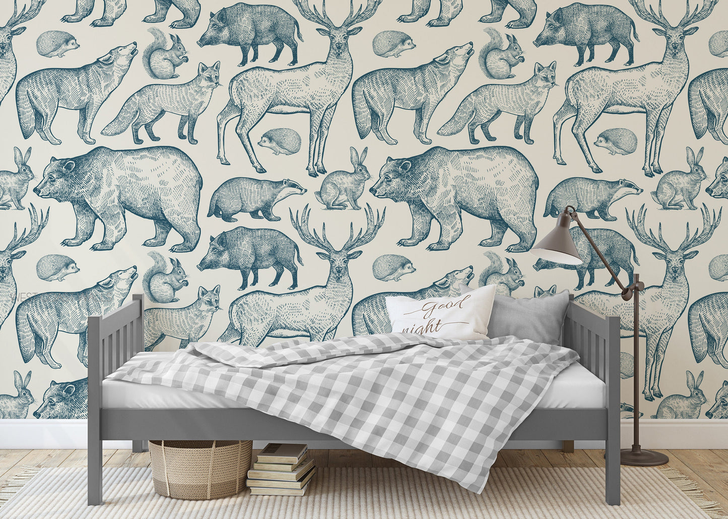 Wilderness Hand Drawn Animals Wallpaper