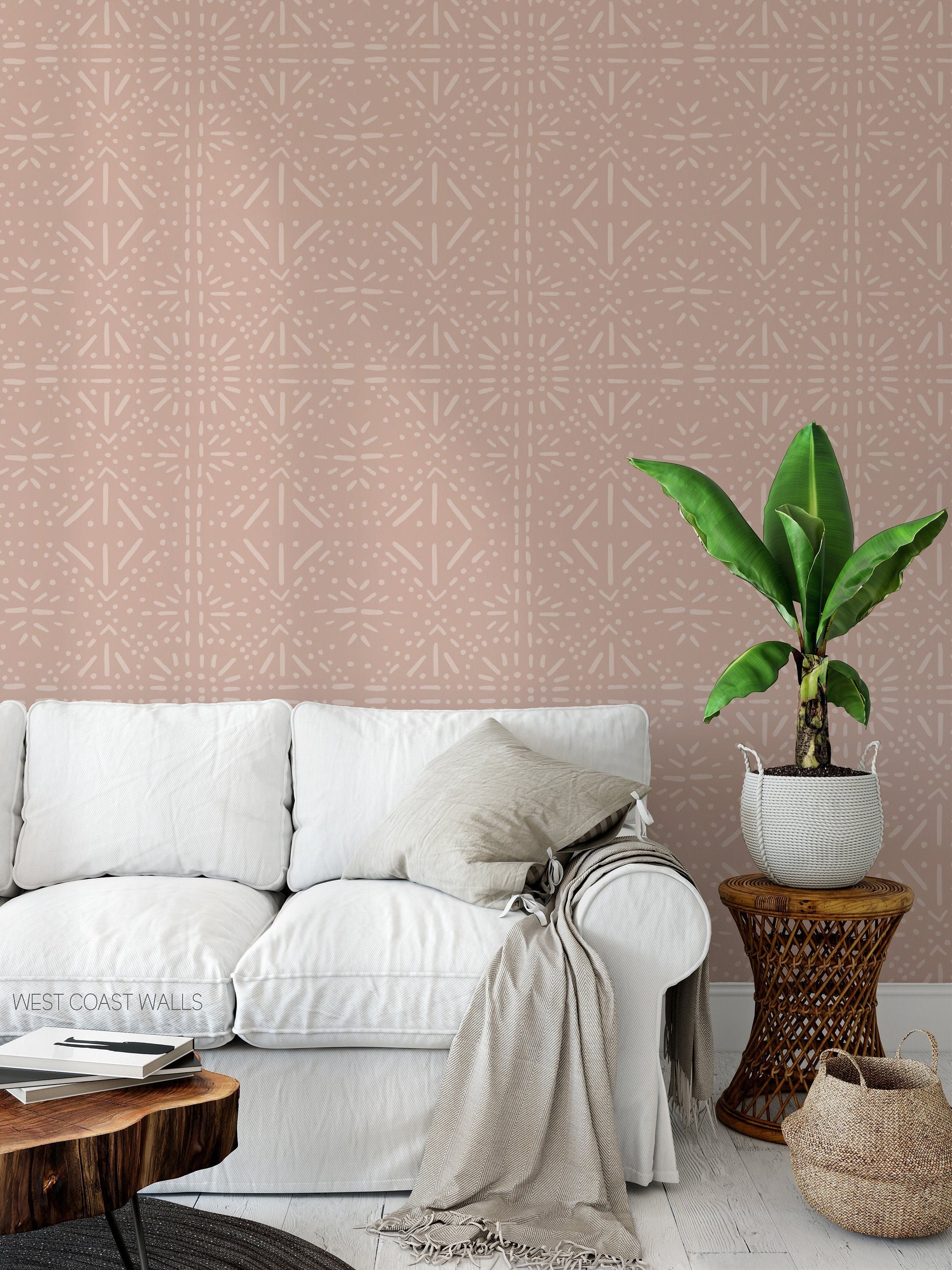 Boho Mudcloth Wallpaper