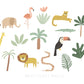 Jungle Animals Removable Wall Decals