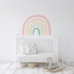 Large Muted Pastel Rainbow Removable Wall Decal