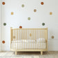 Green Neutral Painted Removable Dot Decals