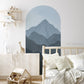 Painted Mountains Removable Arch Decal