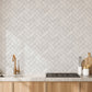 Marble Herringbone Tile Wallpaper