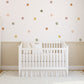 Neutral Rainbow Painted Removable Dot Decals