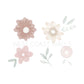 Muted Watercolour Painted Flowers Wall Decals