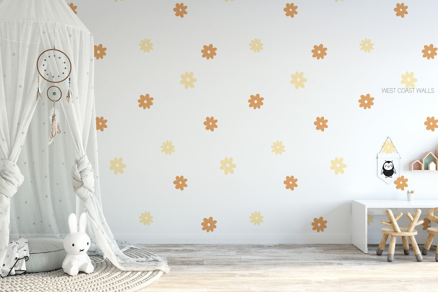 Simple Daisy Removable Wall Decals