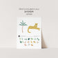 Deluxe Jungle Animals Removable Wall Decals