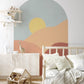 Boho Sunrise Removable Arch Decal