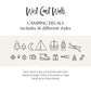 Camping Wall Decals