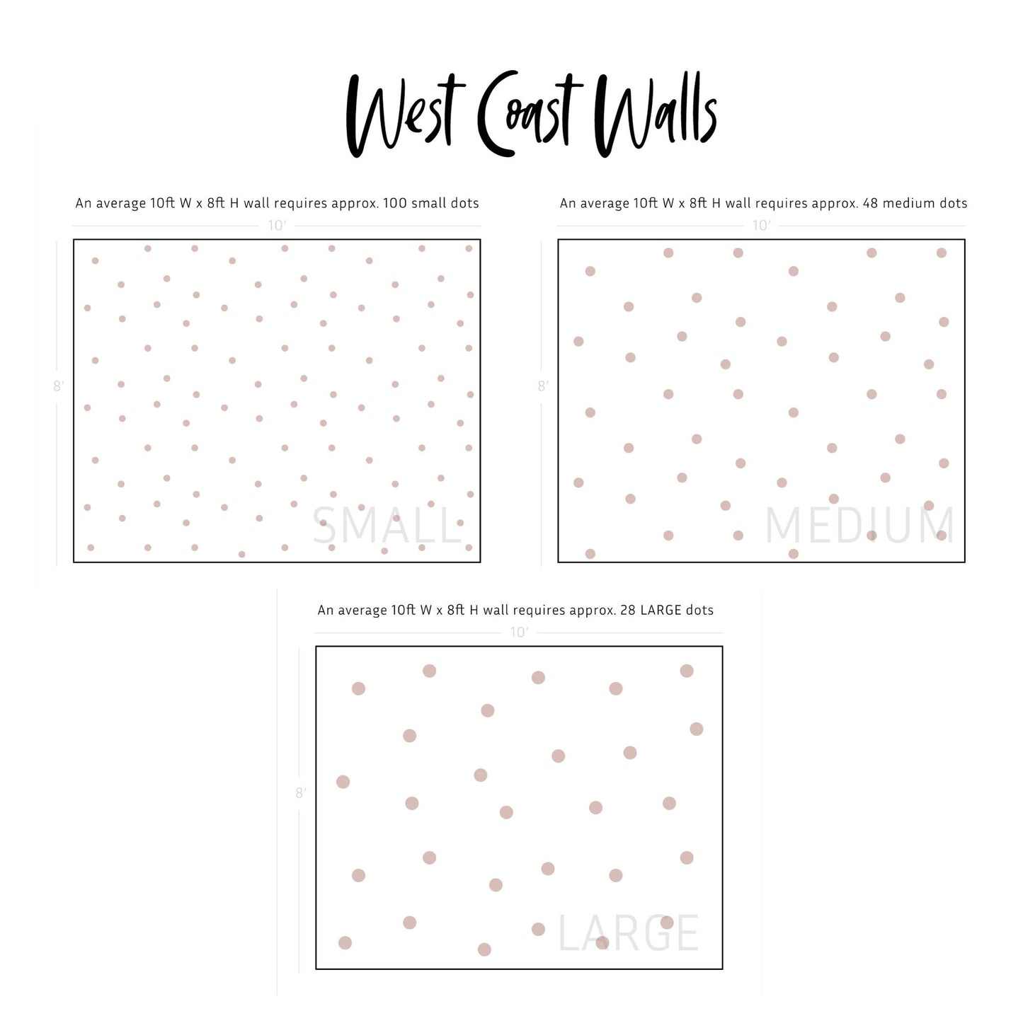 Rainbow Dots Wall Decals