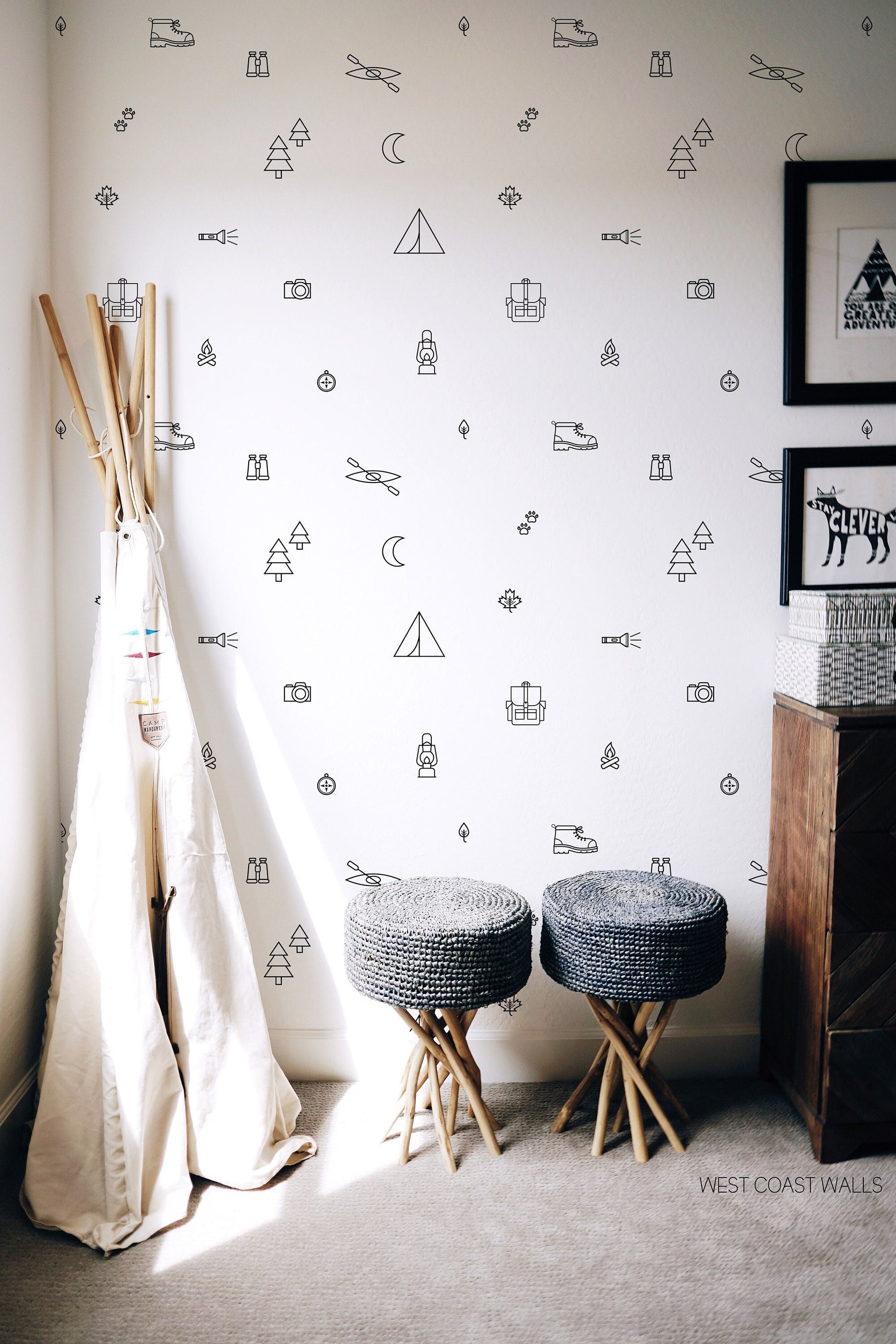 Camping Wall Decals