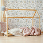 Pastel Floral Whimsical Woodland Wallpaper