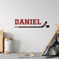 Custom Hockey Stick Removable Wall Decal