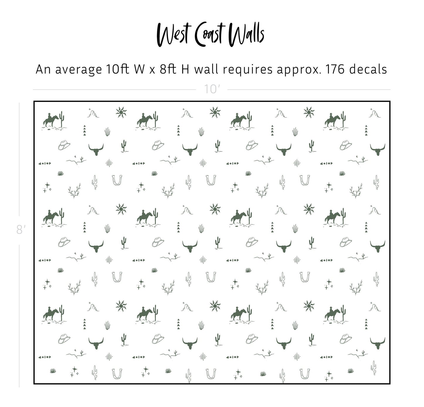 Wild West Wall Decals