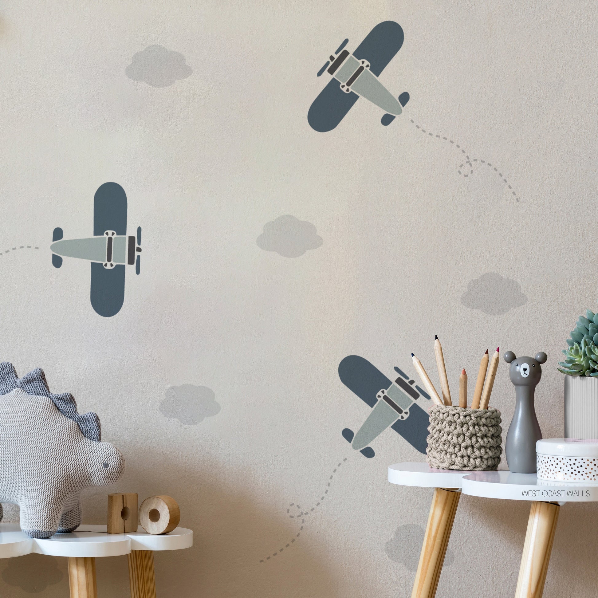 Custom Airplane Wall Decal