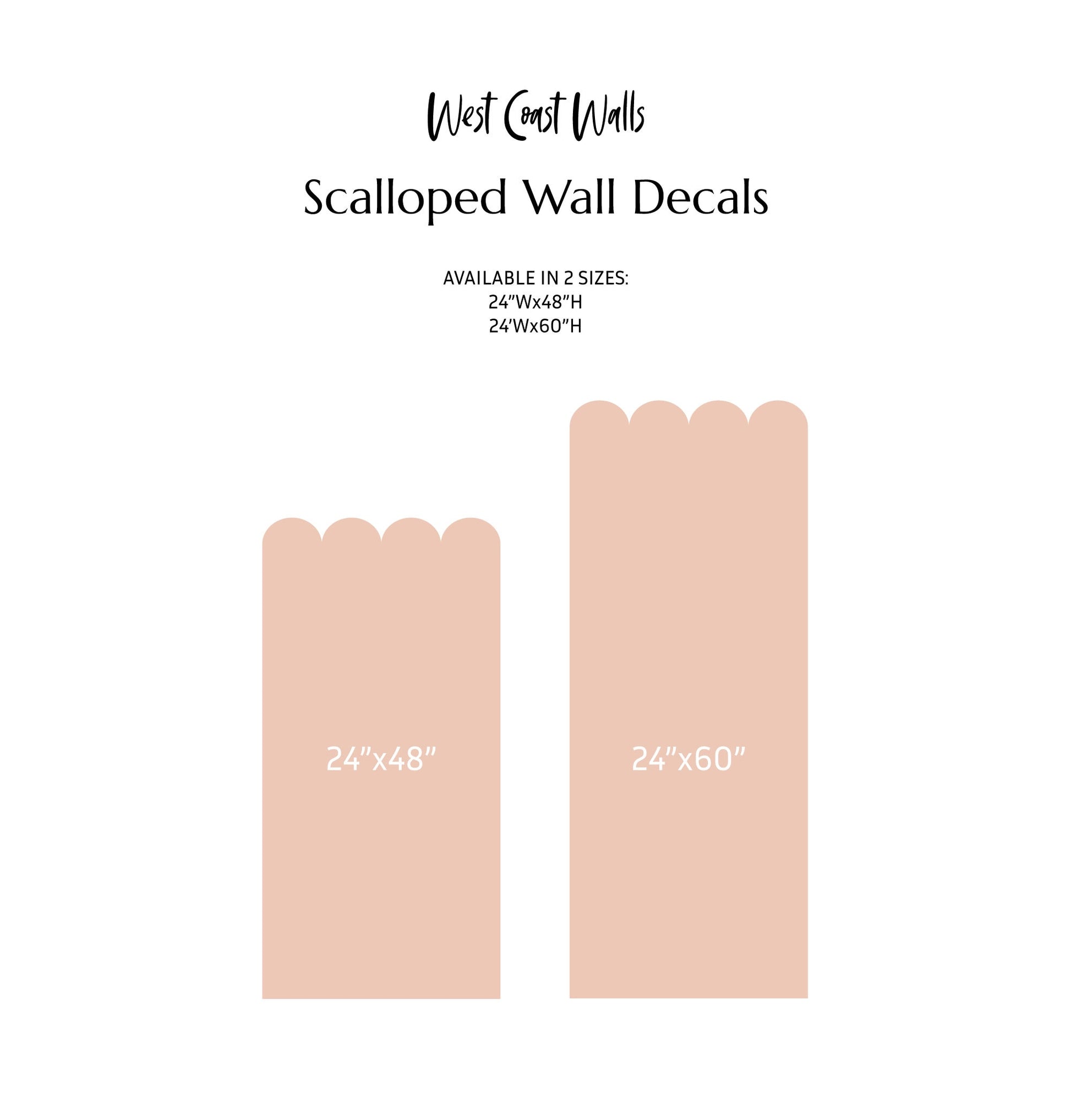 Scalloped Wall Decal