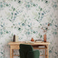 Watercolor Silver Dollar Eucalyptus Wallpaper