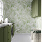 Sage Palm Leaves Wallpaper