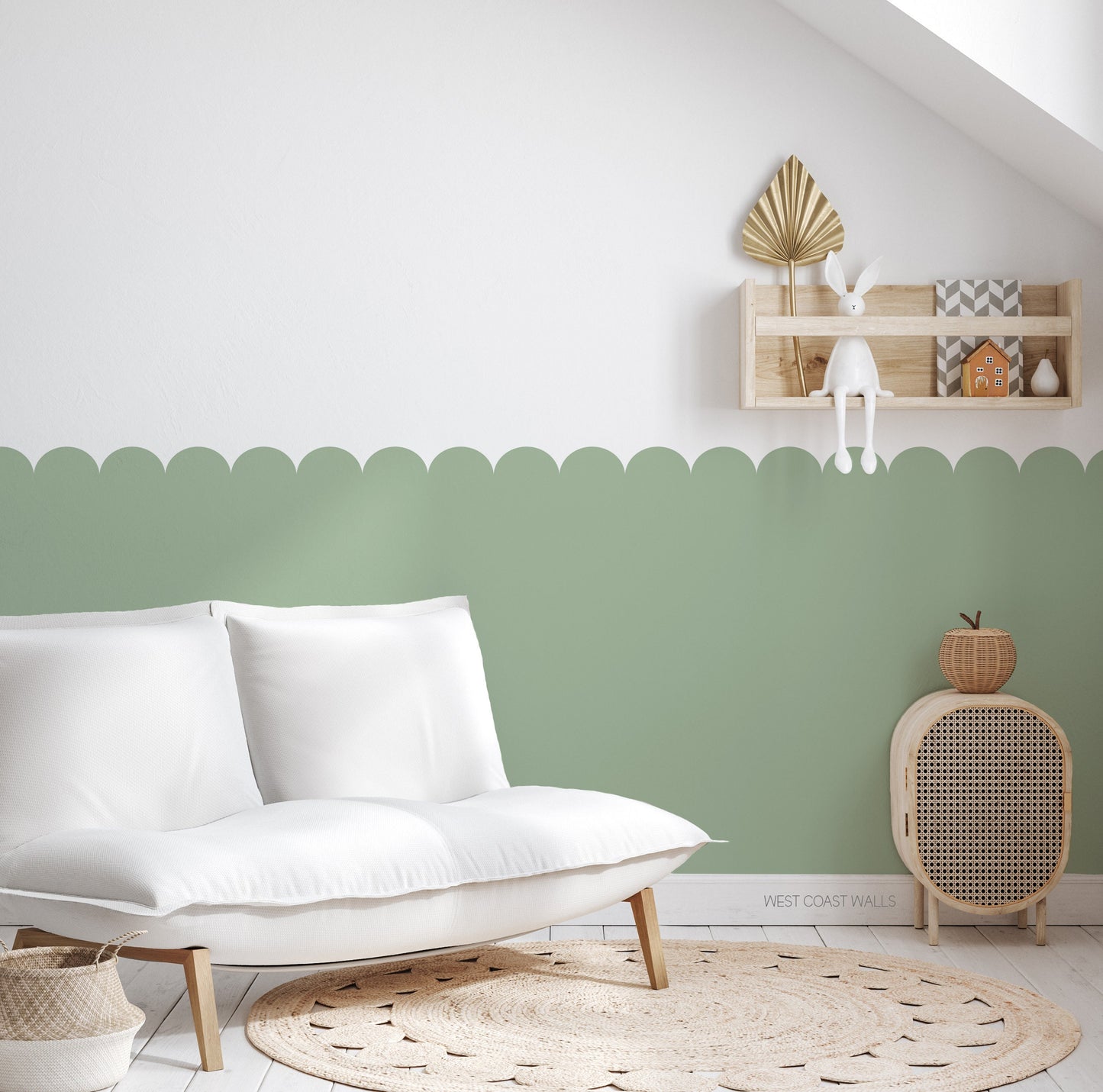 Scalloped Wall Decal