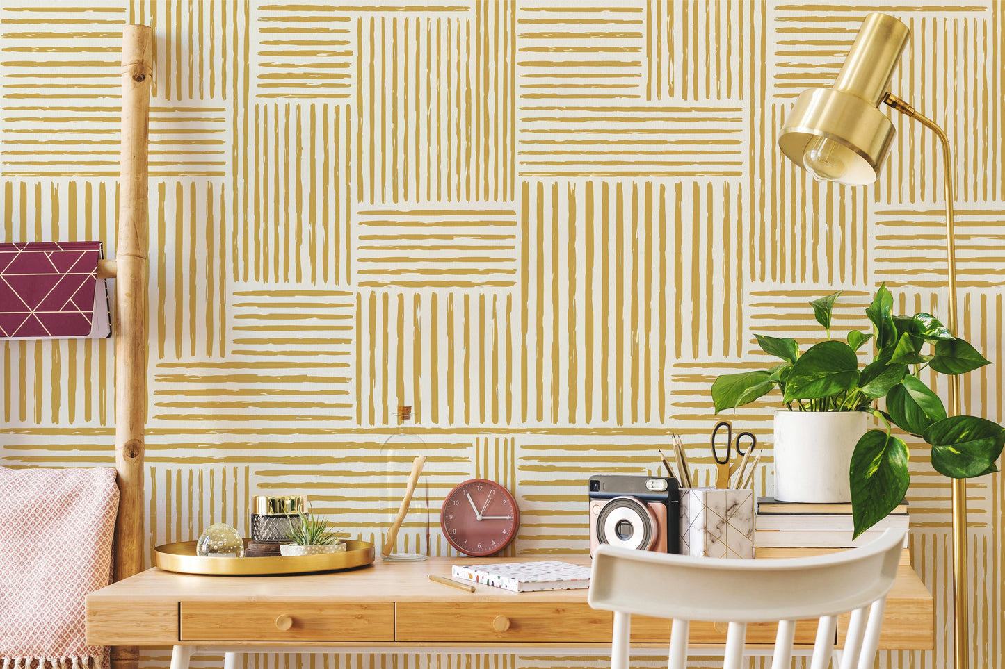 Boxy Stripes Wallpaper