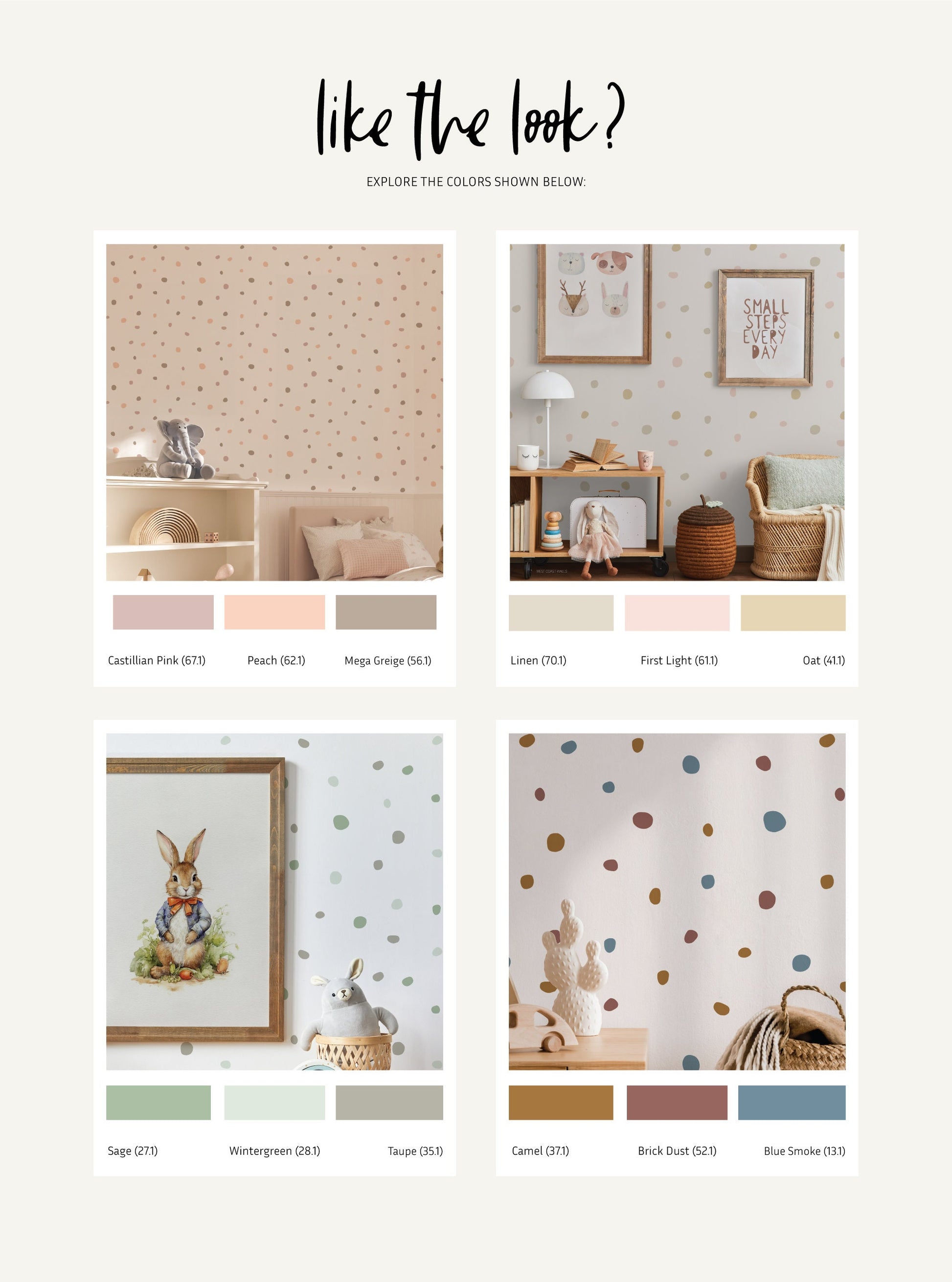 Irregular Dots Wall Decals