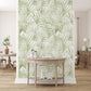 Sage Palm Leaves Wallpaper