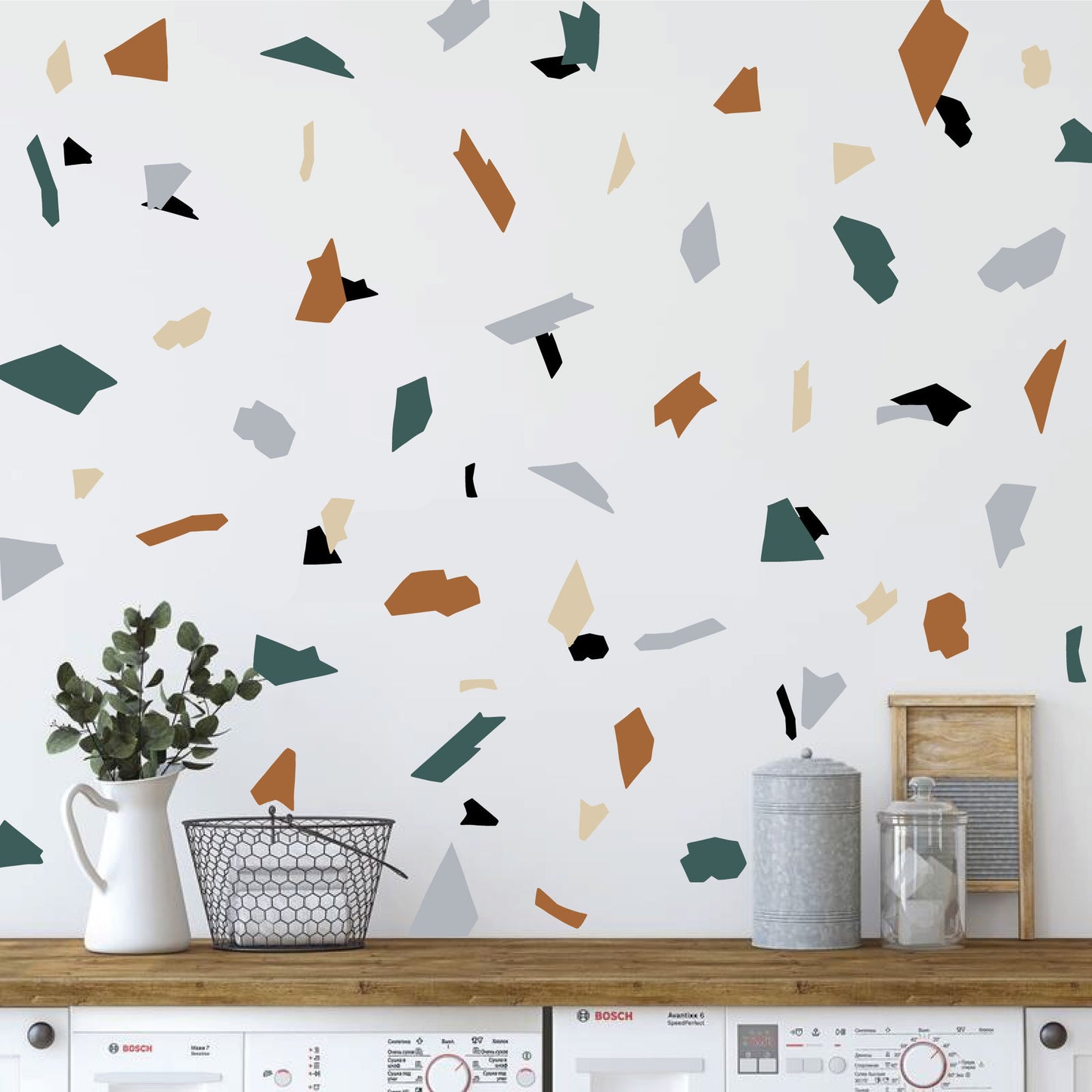 Removable Terrazzo Wall Decals