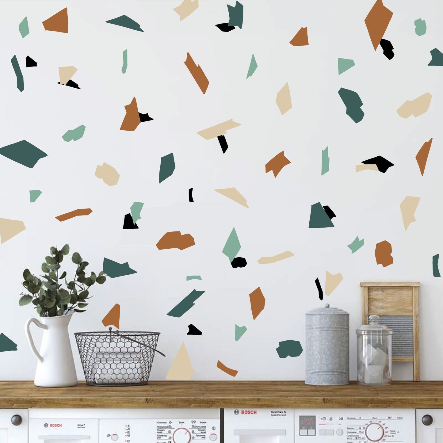 Removable Terrazzo Wall Decals