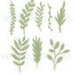 Green Leaves Wall Decals