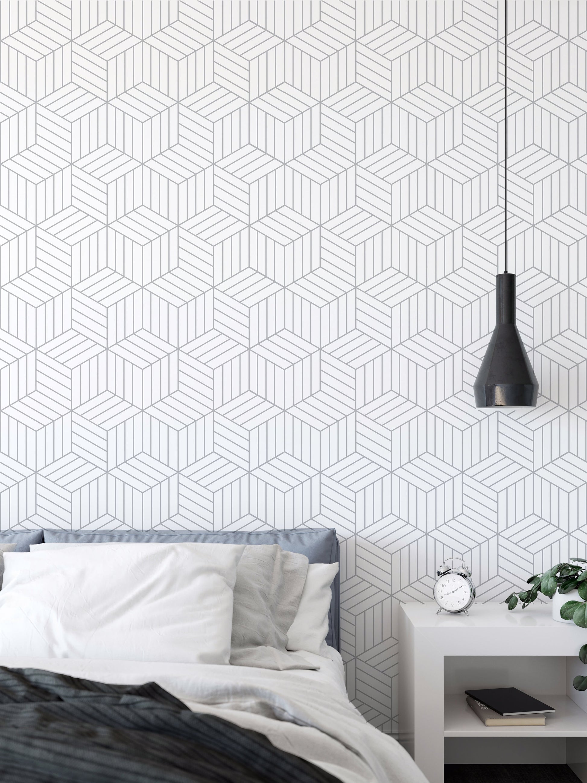 Geometric Hexagon Wallpaper