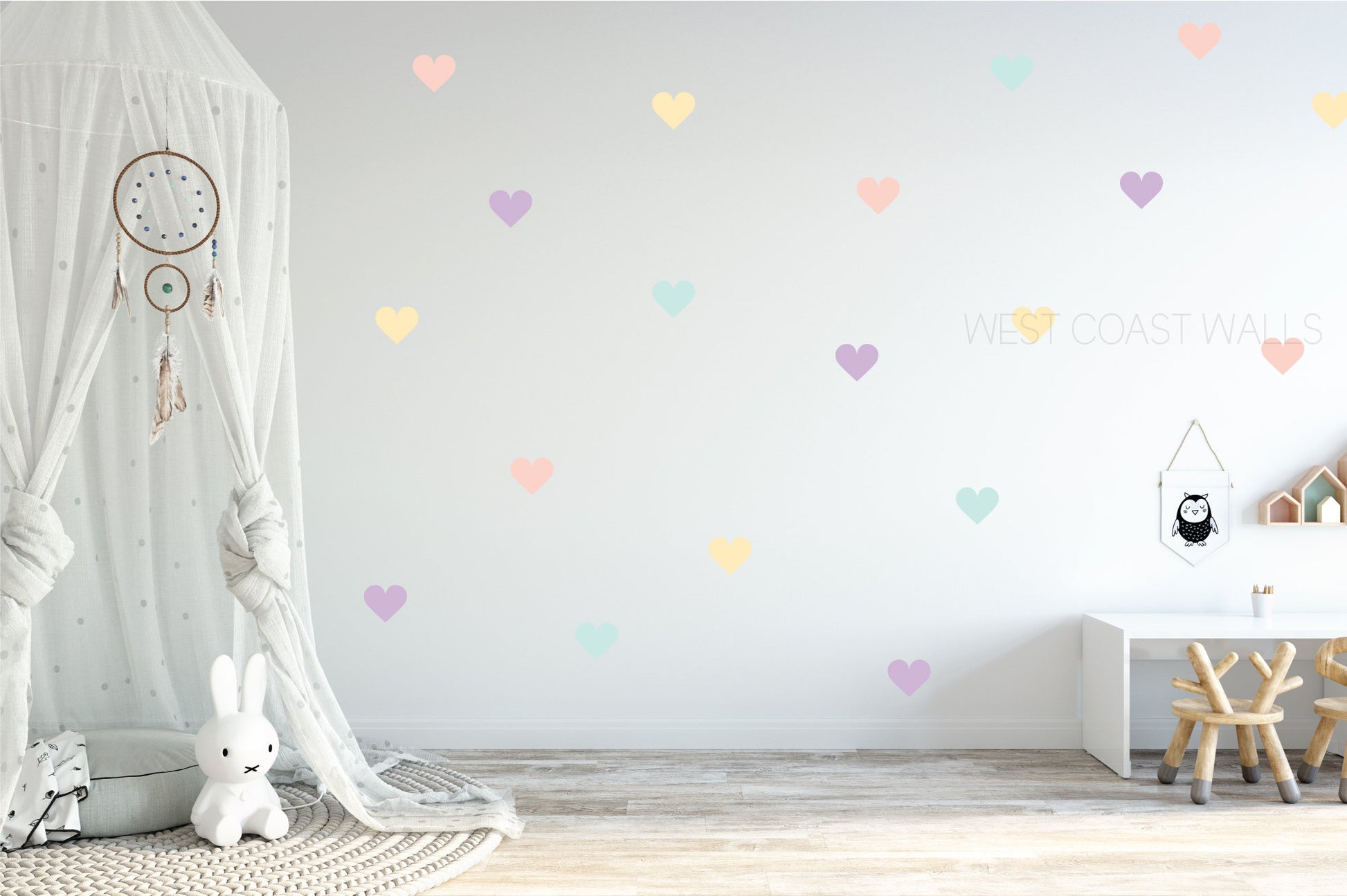 Heart Decals