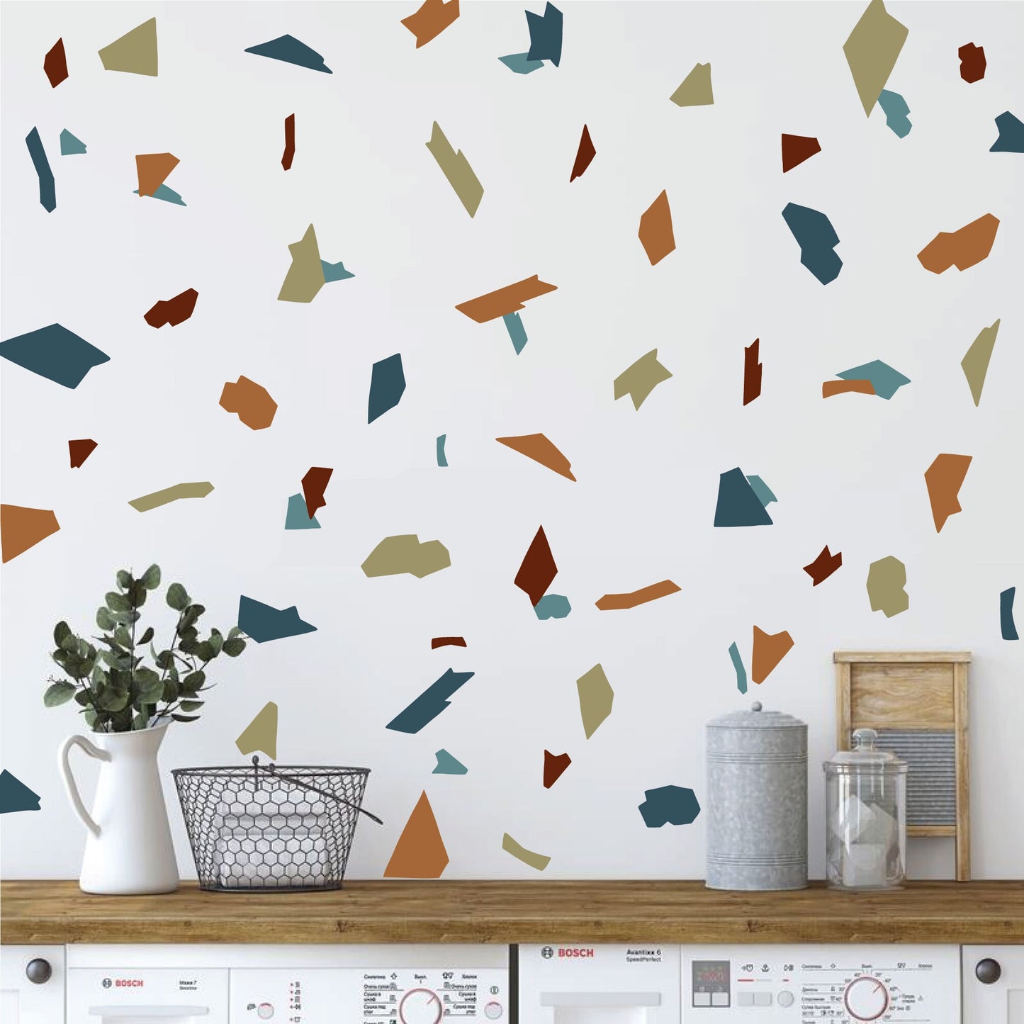 Removable Terrazzo Wall Decals