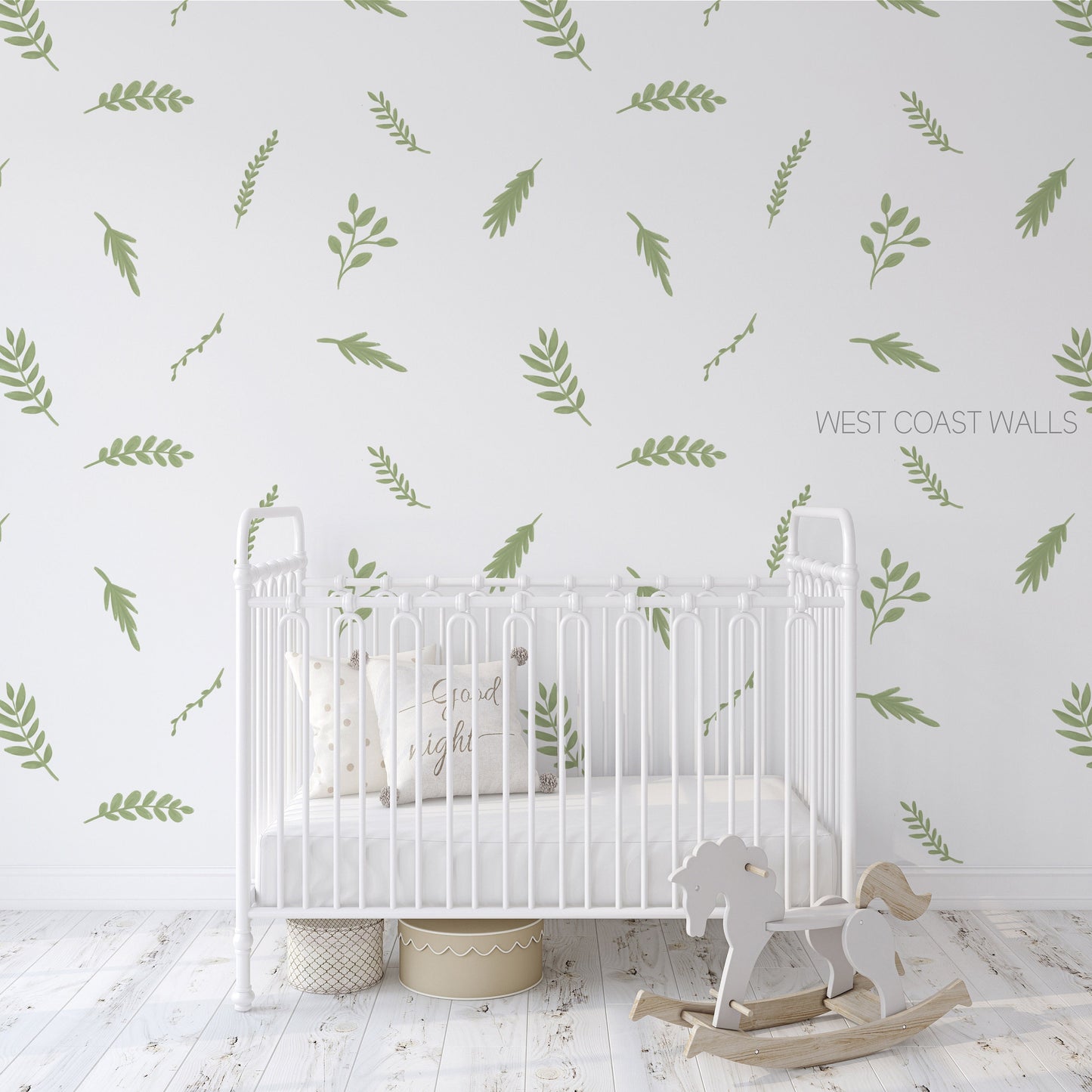 Green Leaves Wall Decals