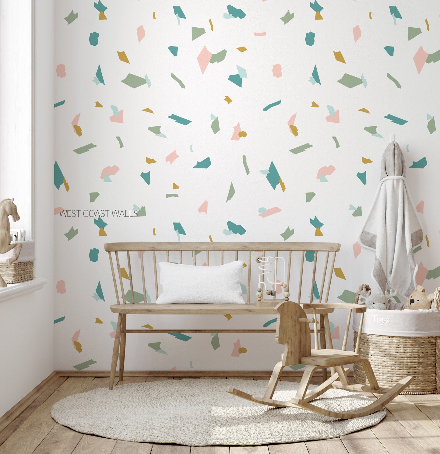 Removable Terrazzo Wall Decals