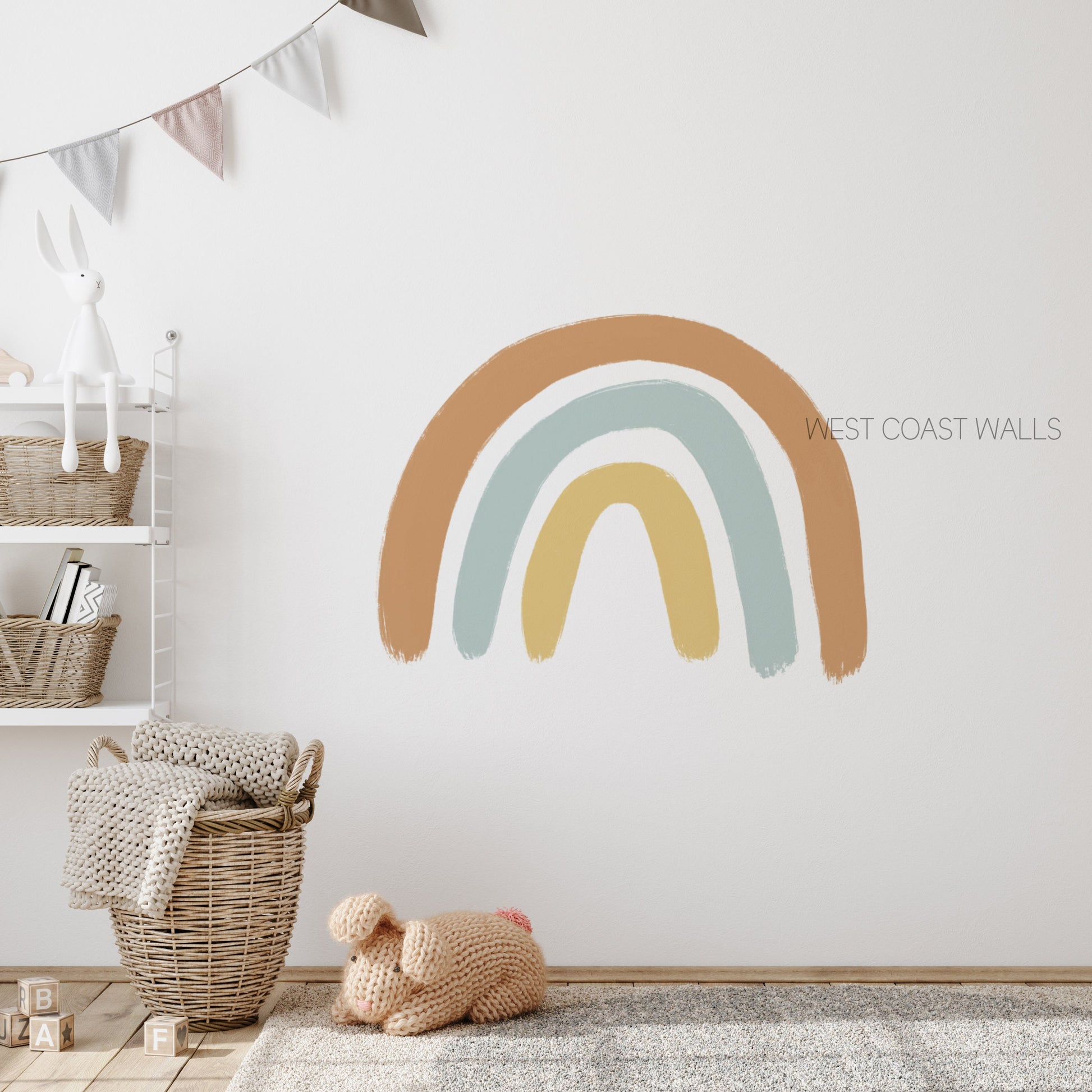 Neutral Rainbow Removable Wall Decals