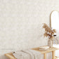 Hand Drawn Damask Neutral Wallpaper