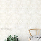 Hand Drawn Damask Neutral Wallpaper