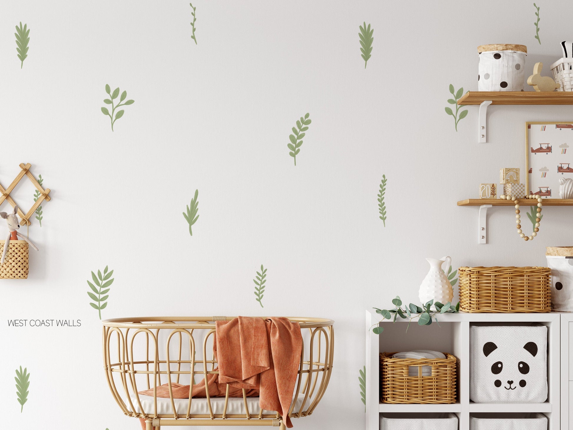 Green Leaves Wall Decals