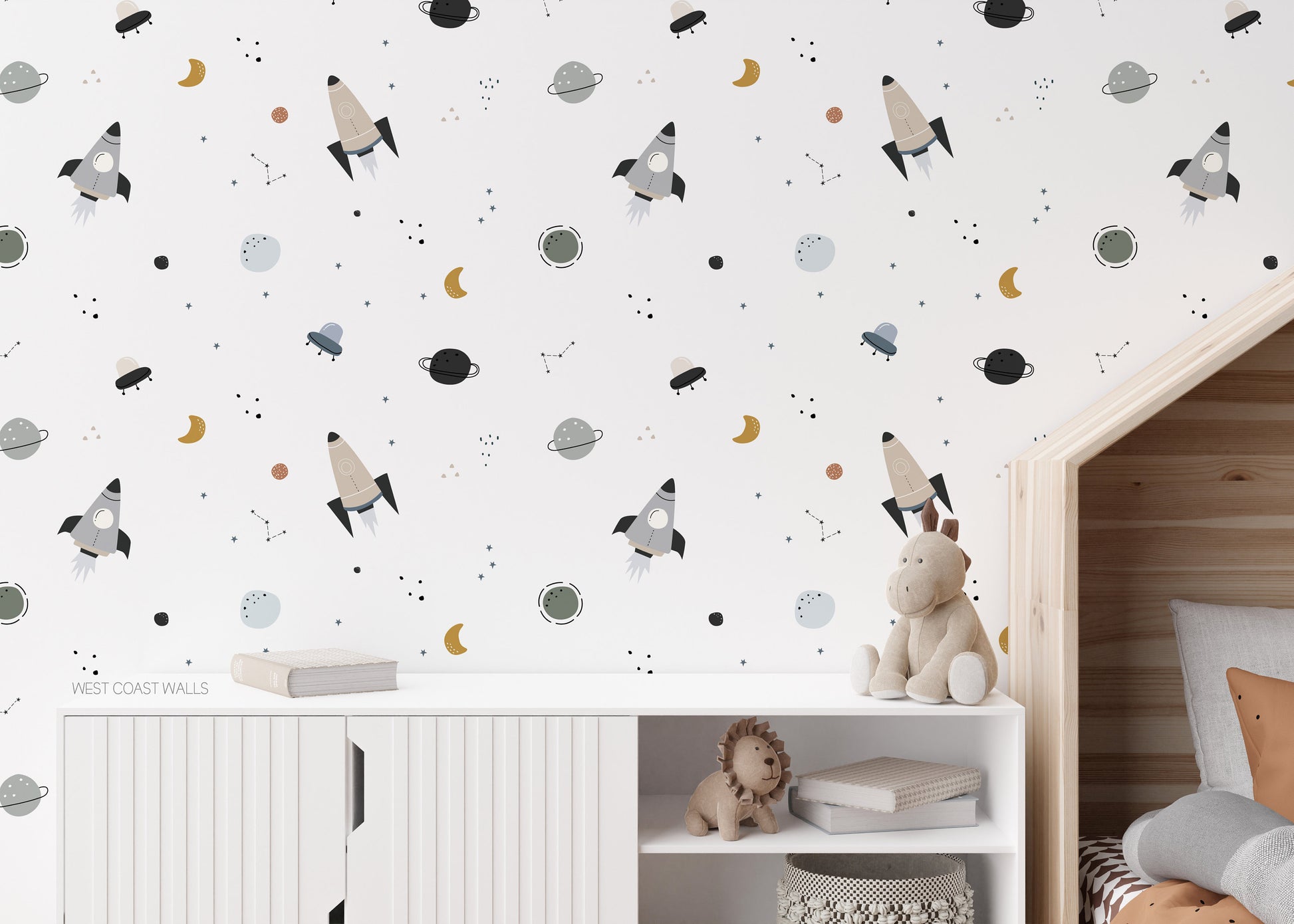 Quirky Minimalist Space Decals