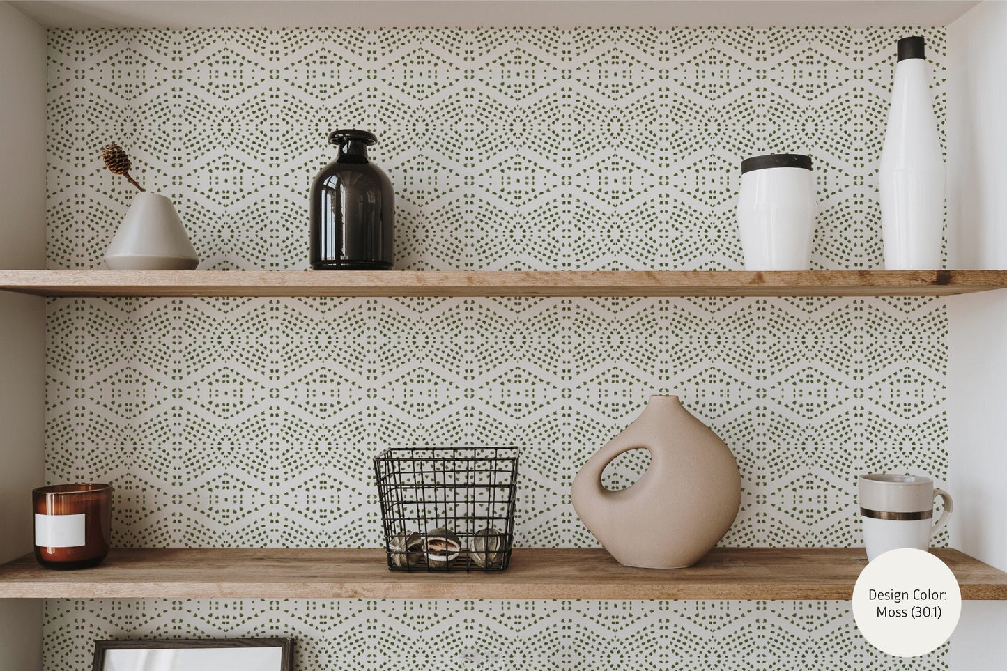 Small Boho Dot Tile Wallpaper